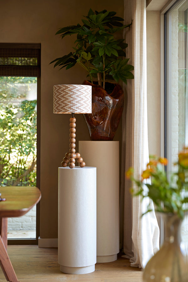 Lamp base 20x20x40 cm VEGLIO wood oil brown