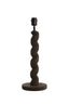Lamp base 15x45 cm NANNO wood matt grey-brown