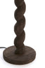 Lamp base 15x45 cm NANNO wood matt grey-brown