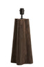 Lamp base 15x15x40 cm NAVELLI wood matt grey-brown