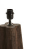 Lamp base 15x15x40 cm NAVELLI wood matt grey-brown