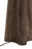 Lamp base 15x15x40 cm NAVELLI wood matt grey-brown