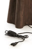 Lamp base 15x15x40 cm NAVELLI wood matt grey-brown