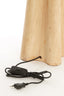 Lamp base 15x15x40 cm NAVELLI wood matt natural
