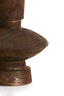 Lamp base 23x25 cm FIERA wood matt dark brown
