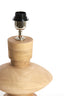 Lamp base 23x25 cm FIERA wood matt natural