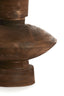 Lamp base 31x31 cm FIERA wood matt dark brown