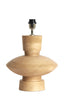 Lamp base 31x31 cm FIERA wood matt natural