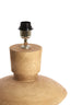 Lamp base 31x31 cm FIERA wood matt natural