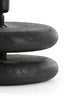 Lamp base 25x9 cm EBOLI wood matt black