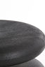 Lamp base 25x9 cm EBOLI wood matt black