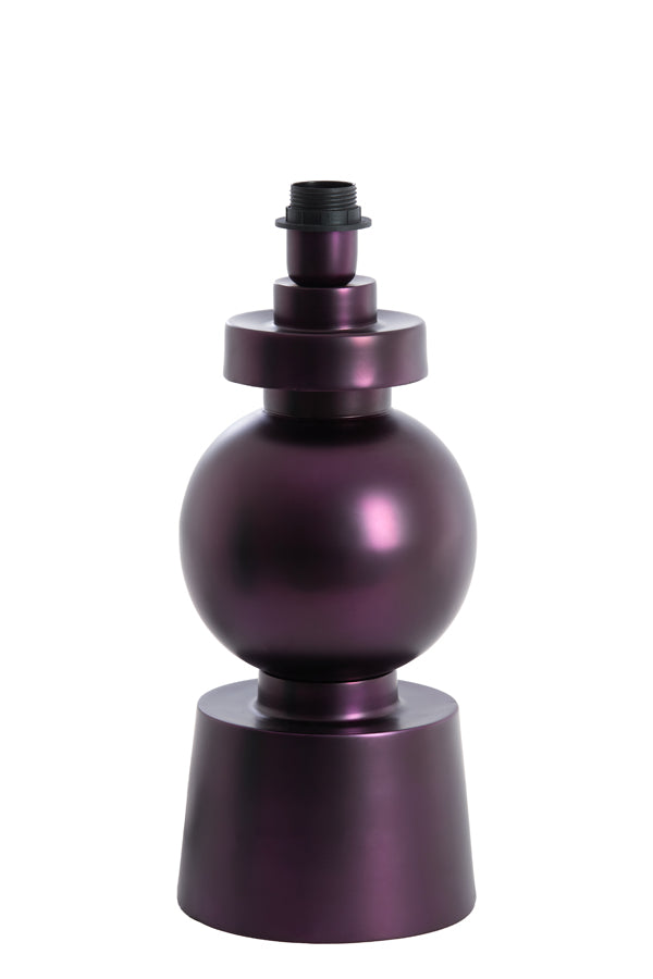 Lamp base 18x47 cm BODIOSA metallic matt purple