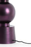 Lamp base 18x47 cm BODIOSA metallic matt purple
