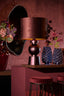 Lamp base 18x47 cm BODIOSA metallic matt purple
