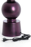 Lamp base 18x47 cm BODIOSA metallic matt purple