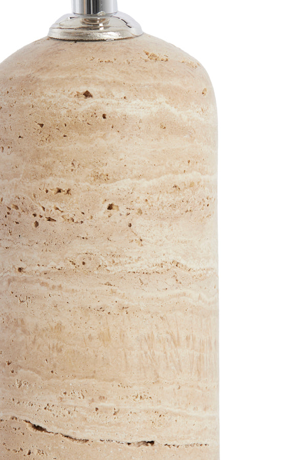 Lamp base 9x18 cm MALAKAI travertine sand