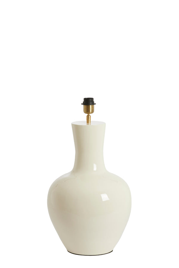 Lamp base 33x51 cm NANA shiny cream