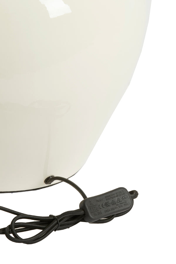 Lamp base 33x51 cm NANA shiny cream