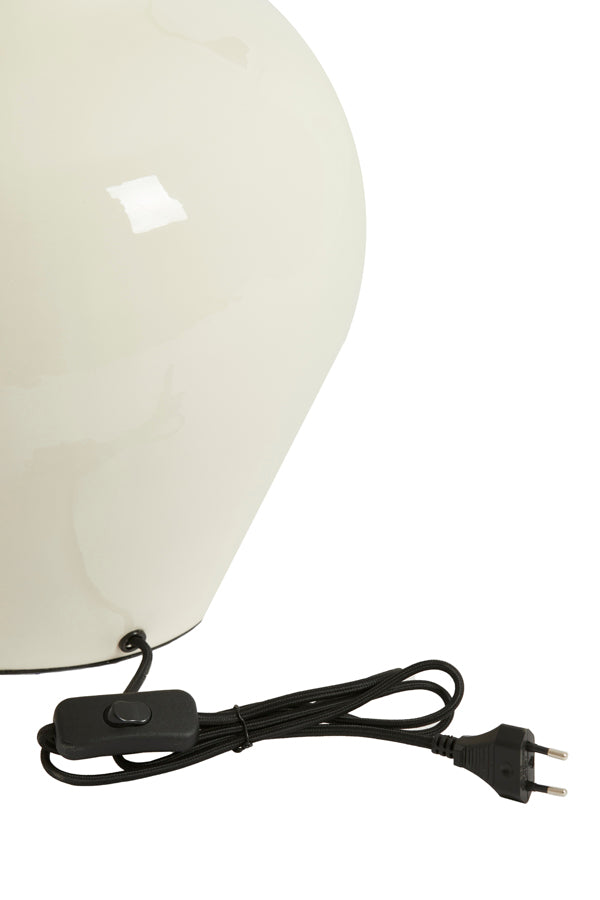 Lamp base 33x51 cm NANA shiny cream