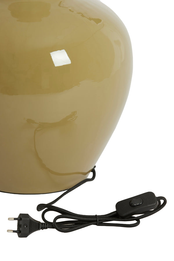 Lamp base 33x51 cm NANA shiny olive green