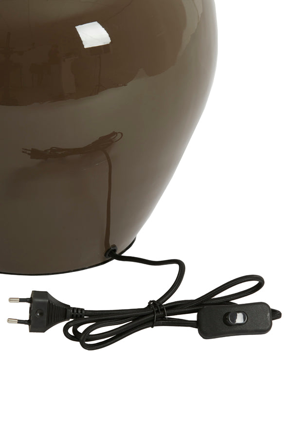 Lamp base 33x51 cm NANA shiny dark brown