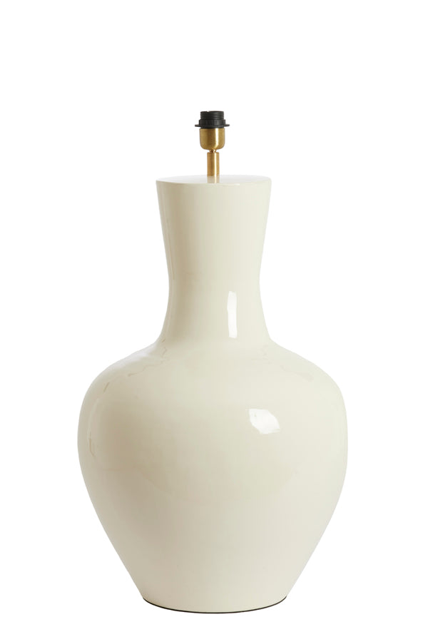 Lamp base 46x69 cm NANA shiny cream