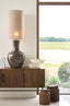 Lamp base 46x69 cm NANA shiny dark brown