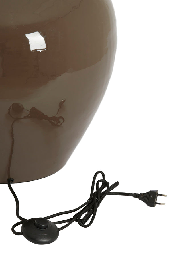 Lamp base 46x69 cm NANA shiny dark brown