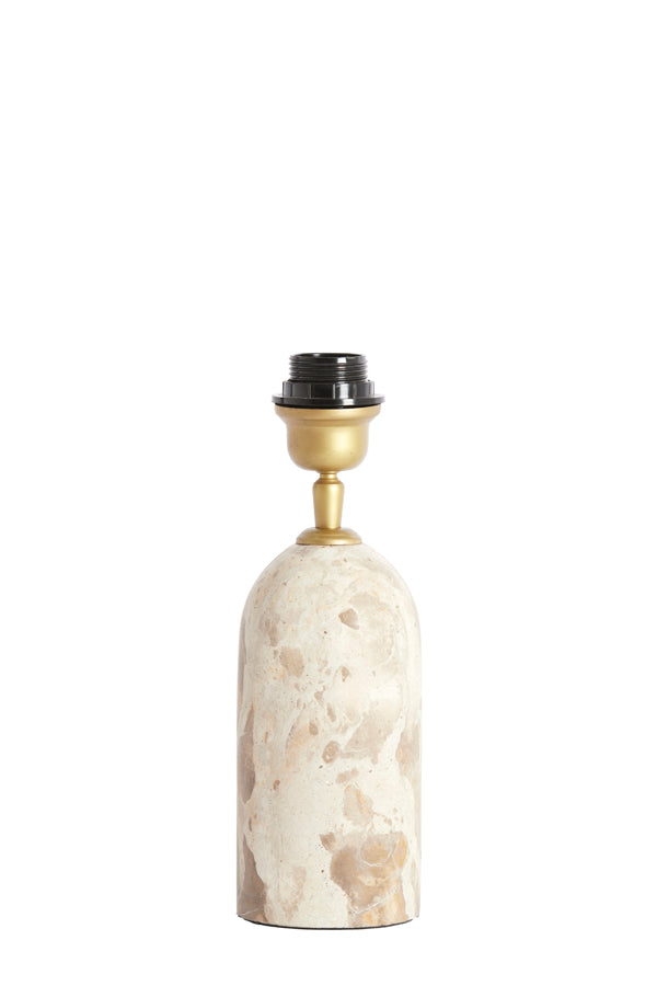 Lamp base 9x18 cm MALIKI marble sand