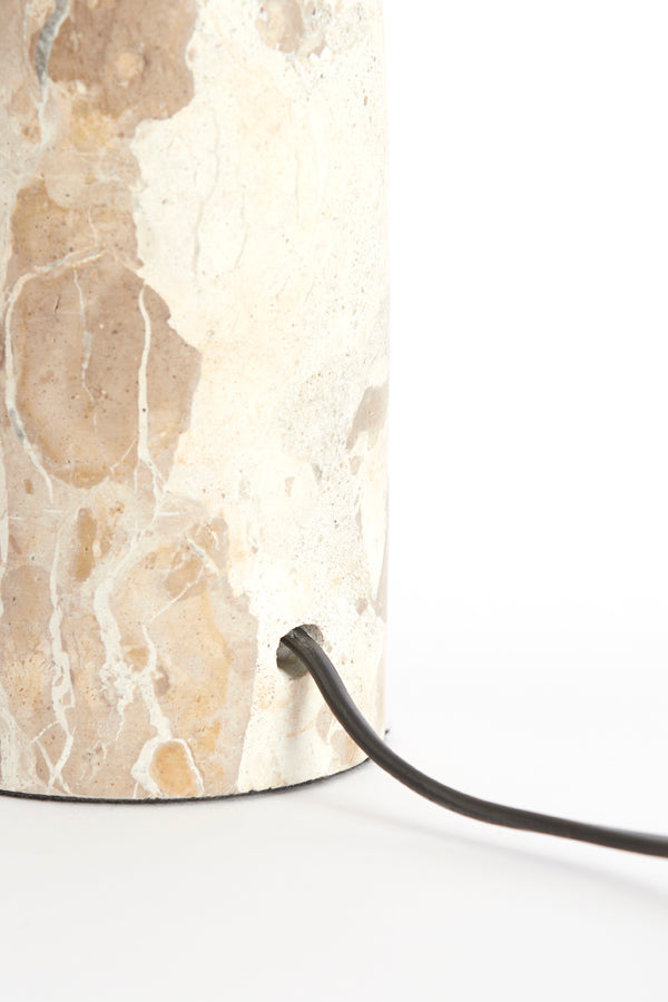 Lamp base 9x28 cm MALIKI marble sand