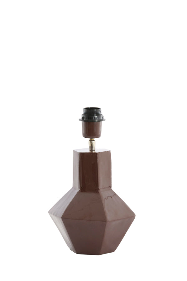 Lamp base 19x30 cm CALIRA dark brown