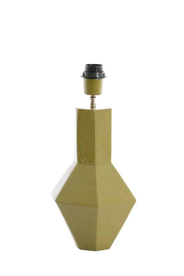 Lamp base 19x40 cm CALIRA olive green