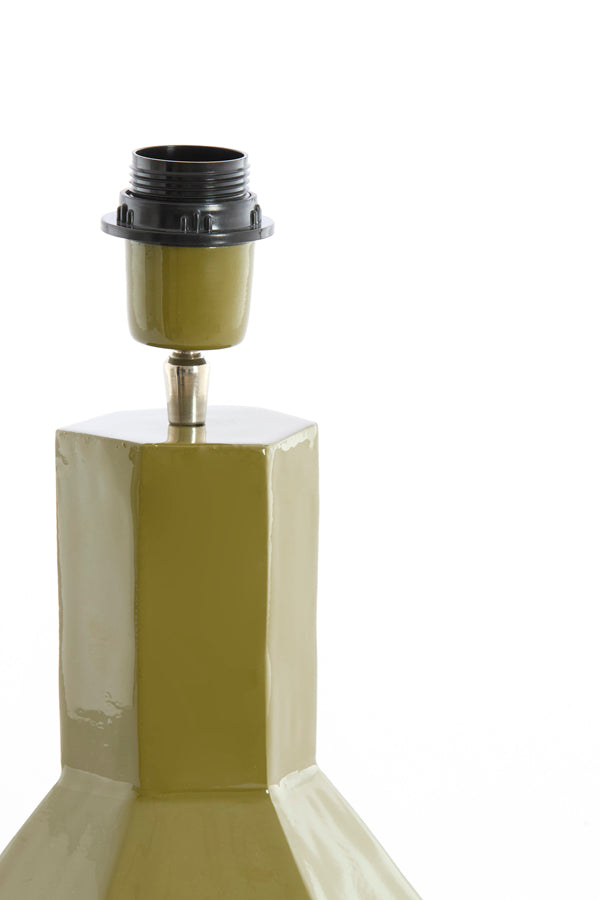 Lamp base 19x40 cm CALIRA olive green