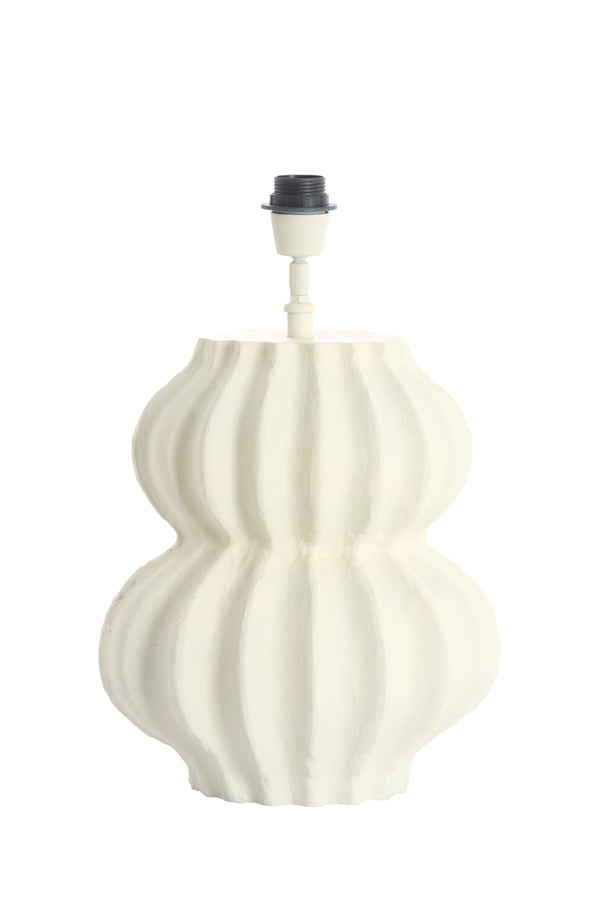Lamp base 32x30x38 cm KELIAN cream