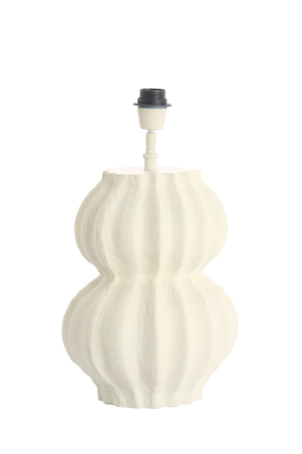 Lamp base 32x30x38 cm KELIAN cream