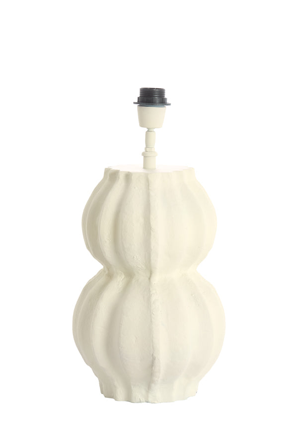 Lamp base 32x30x38 cm KELIAN cream