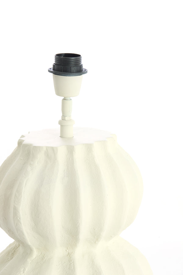 Lamp base 32x30x38 cm KELIAN cream