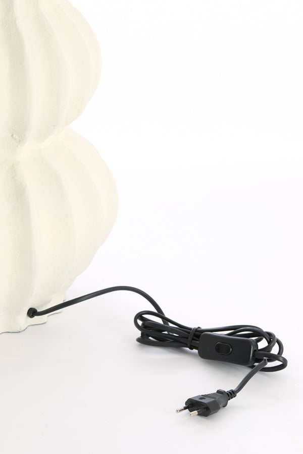 Lamp base 32x30x38 cm KELIAN cream