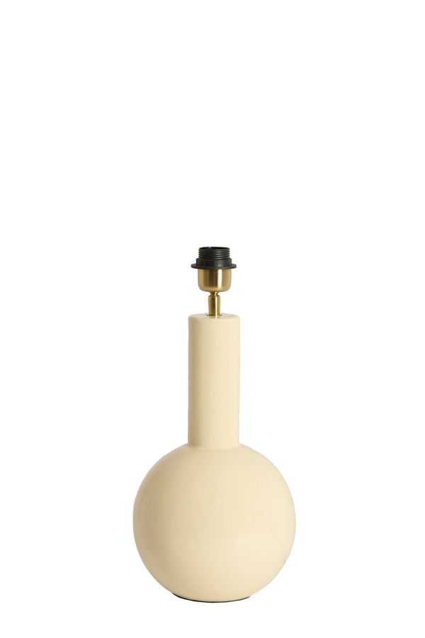 Lamp base 19,5x38,5 cm BENAO shiny cream
