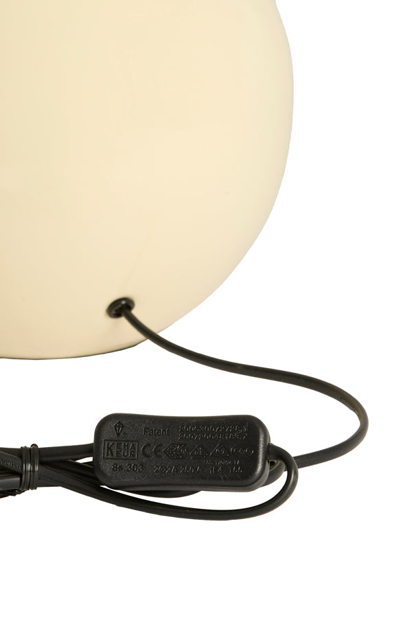 Lamp base 19,5x38,5 cm BENAO shiny cream