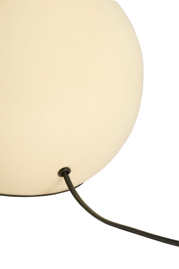 Lamp base 19,5x38,5 cm BENAO shiny cream