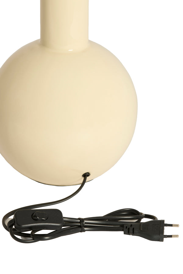Lamp base 19,5x38,5 cm BENAO shiny cream