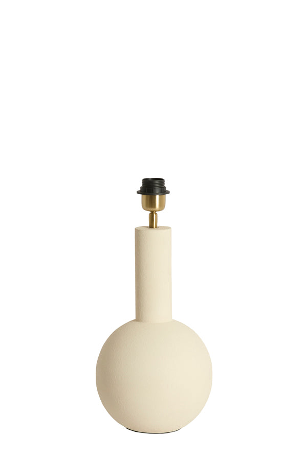 Lamp base 19,5x38,5 cm BENAO matt cream