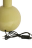 Lamp base 19,5x38,5 cm BENAO shiny olive green