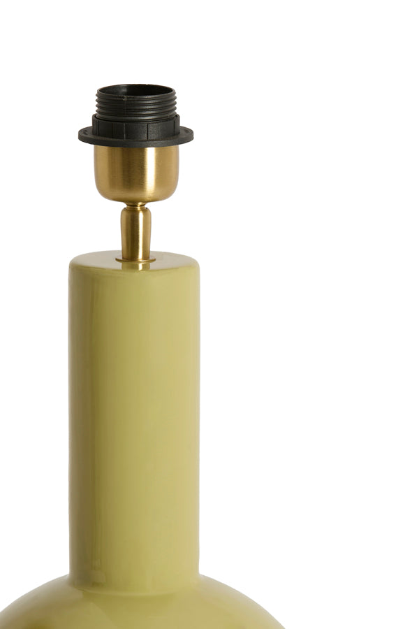 Lamp base 19,5x38,5 cm BENAO shiny olive green