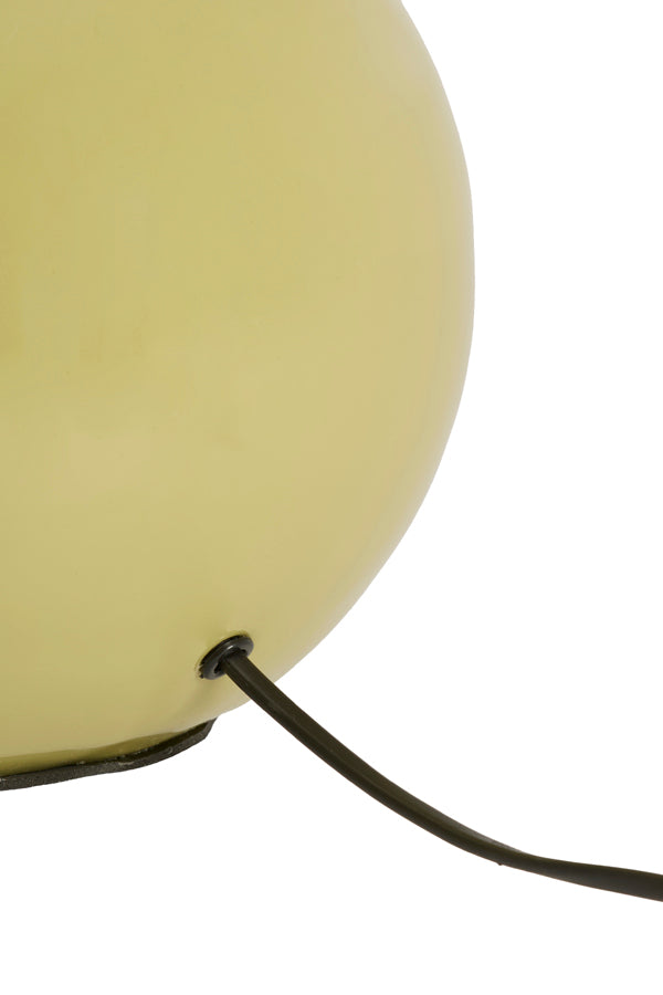 Lamp base 19,5x38,5 cm BENAO shiny olive green