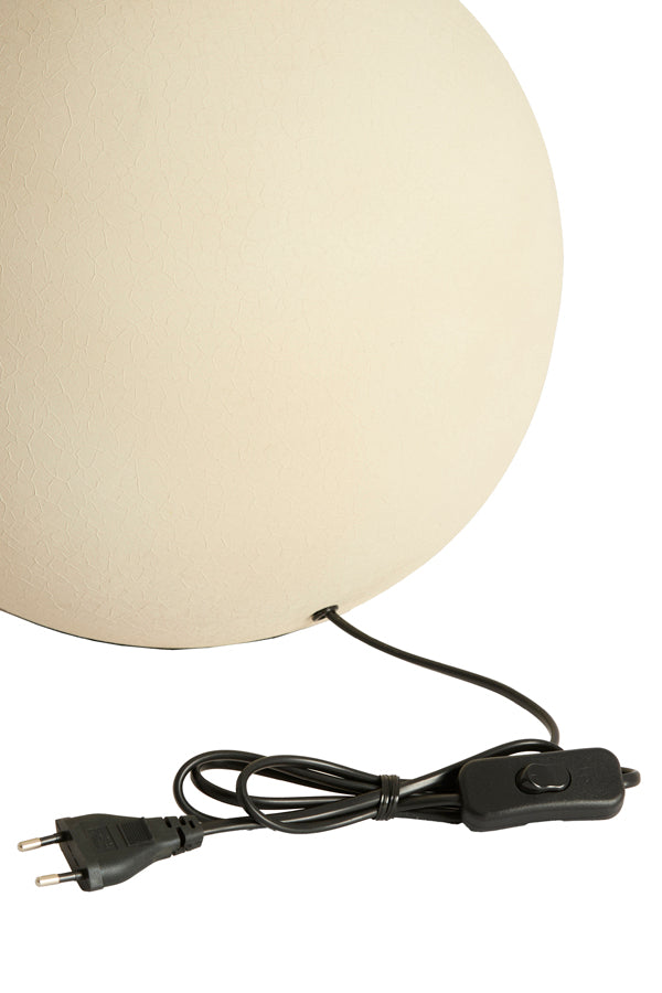 Lamp base 31x53 cm BENAO matt cream