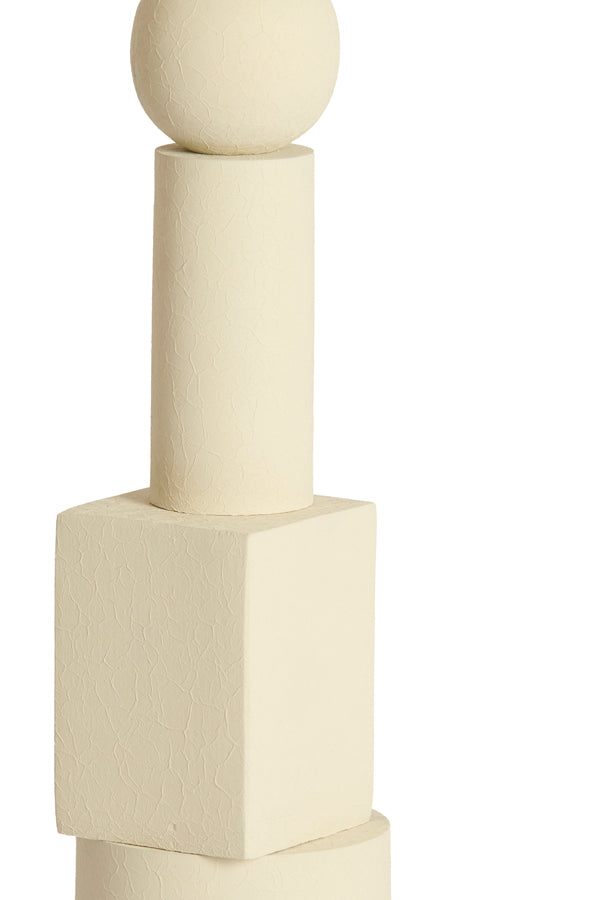 Lamp base 10x40,50 cm VIVIANE matt cream