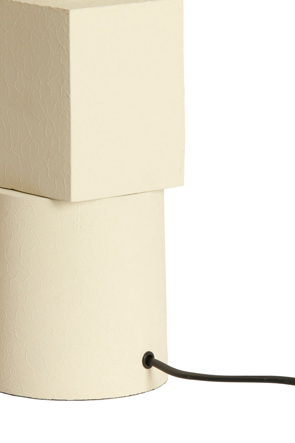 Lamp base 10x40,50 cm VIVIANE matt cream