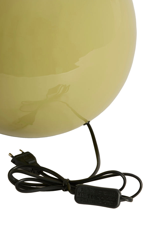 Lamp base 31x53 cm BENAO shiny olive green